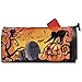 Juvale Magnetic Mailbox Cover - Halloween Themed, Decorative Vintage Vinyl Mailbox Wrap for Standard Size, Happy Halloween Pumpkin Cat and Graveyard Design – Multicolor, 17.2 x 20.8 inches