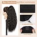 AISI BEAUTY Curly Ponytail Extension Drawstring Ponytails for Black Women Synthetic Curly Drawstring Ponytail with 2 Clips on Ponytails for Women (4#)