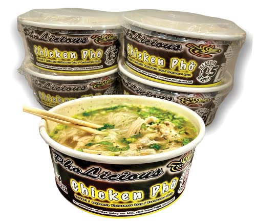 Instant Chicken Pho Pack of 4 / Authentic Vietnamese Soup/PhoLicious Brand – New