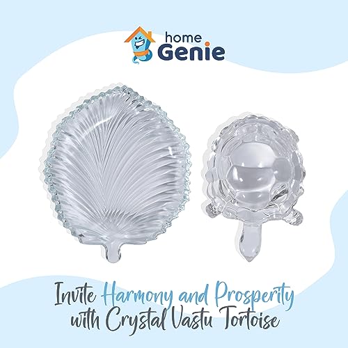 Tortue en cristal feng shui pour bureau et maison objet porte-bonheur - 5