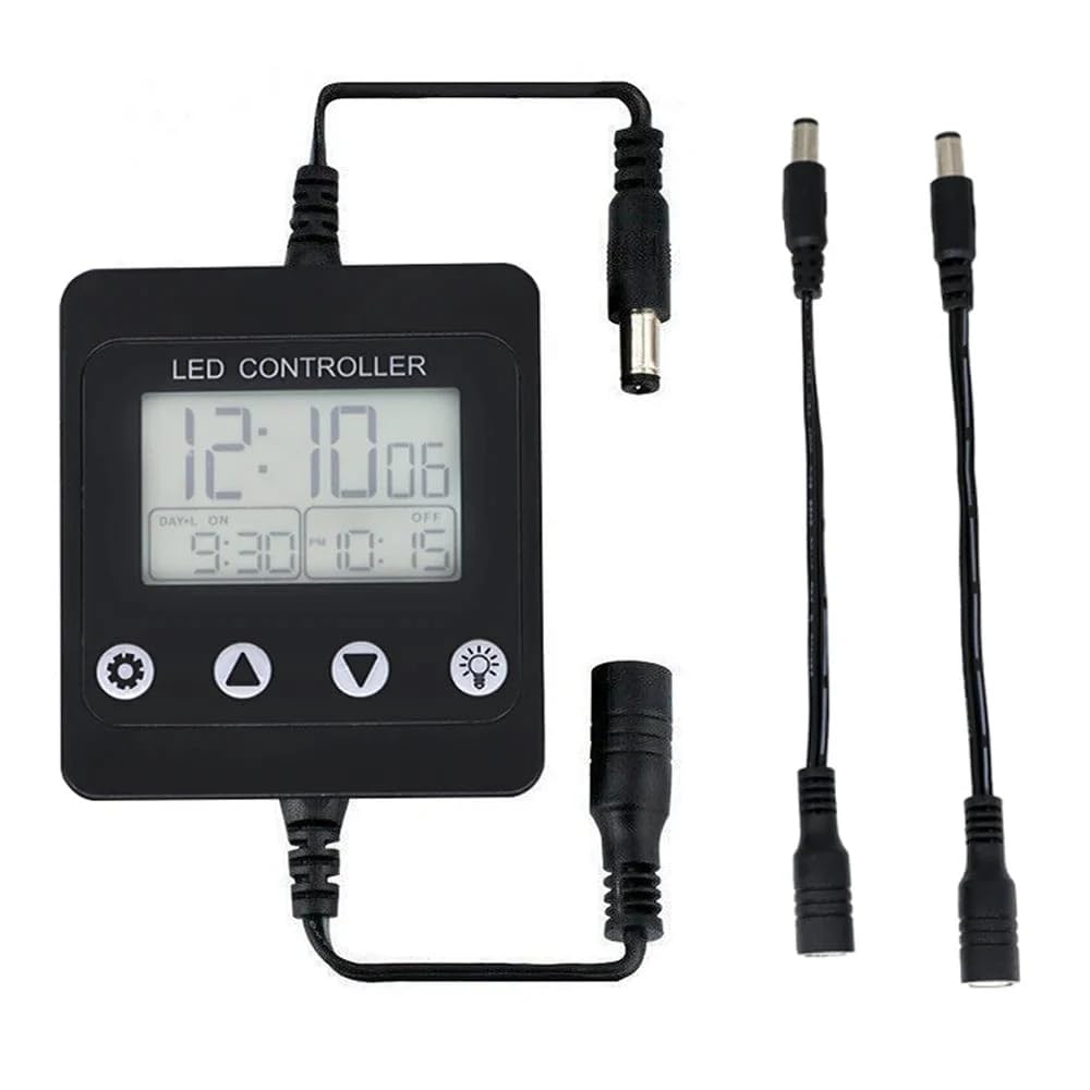 Timer dell'Acquario, Centralina Alba Tramonto, Illuminazione Acquario Luce Timer Fish Tank Light Controller Digitale Dimmer,Utilizzato Anche Come Modulatore Di Luce,Memoria
