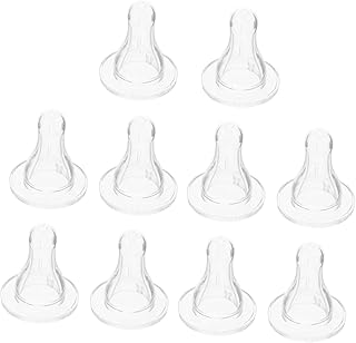 Yardwe 10pcs Pacifier Silicone Baby Bottle Silicone Pacifiers Pro Tools Dog Nursing Tool Kitten Nursing Kit Hamster Feeder Goat Feeder Sheep Feeders Lamb Feeder Appendix Transparent Pet
