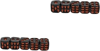 BESTOYARD 10 Peças Dados De Caveira Dados Para Beber Dados Cabeças De Caveira Dados Rpg Dados Minúsculos Esqueleto Dados Jogo De Mesa Ferramenta De Festa Dados Copo Dados Festa Favor Dia