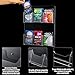 Eersida 2 Pack Acrylic Brochure Pamphlet Holder Wall Mount Clear Brochure Display Holder Plastic Trifold Flyer Rack Literature Storage Rack for Offices Waiting Room (6 Pockets, 15 x 13 Inch)