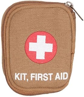 Fox Outdoor Products Soldier Individual First Aid Empty Pouches, Coyote