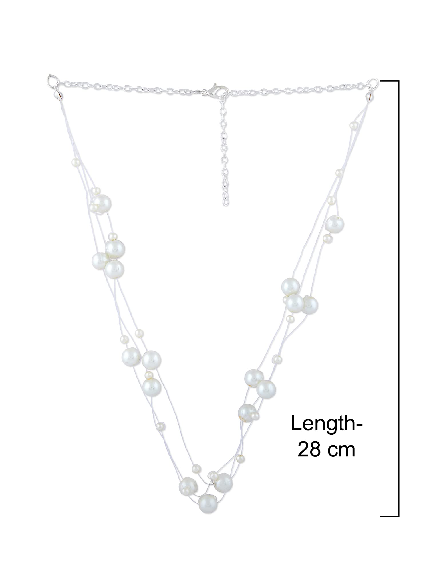 Modern Multistrand Pearl Necklace for Women