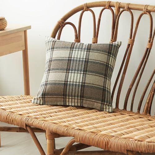 Housses de coussin d'extérieur lavables marron lin pour protéger et rénover vos vieux oreillers