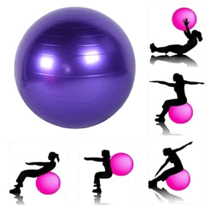 JERN Rubber Yoga Ball With Foot Pump