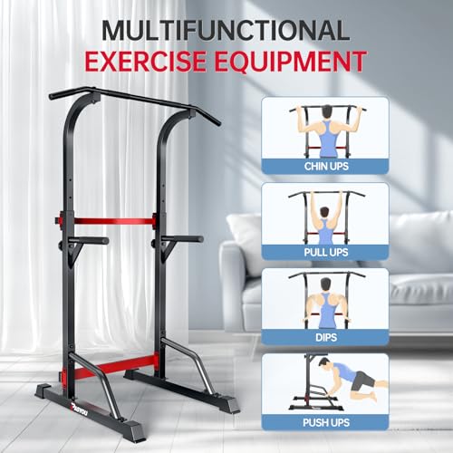 PASYOU Barra Dominadas en Casa Ajustable Para Hacer Dominadas Pull up bar De Dominadas, Barra Para Dominadas Suelo, Barras Paralelas Calistenia, Carga Máxima 150kg (MODELO: PU30) - Imagen 3