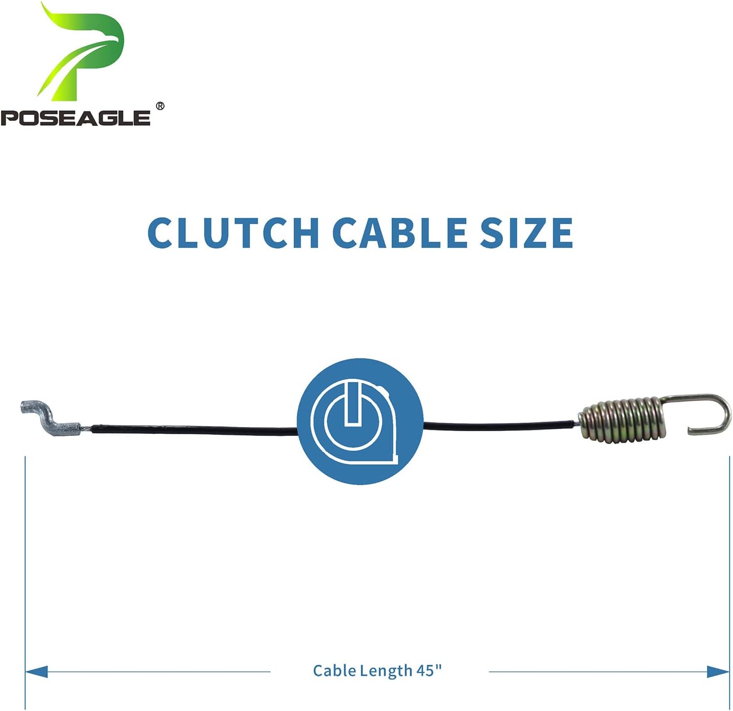 review POSEAGLE 2 Pack 946-04229B Drive Clutch Cable Replaces MTD 746-04229 746-04229B 946-04229, Oregon 46-032 for Many 2-Stage Snow Throwers (2005–2012)