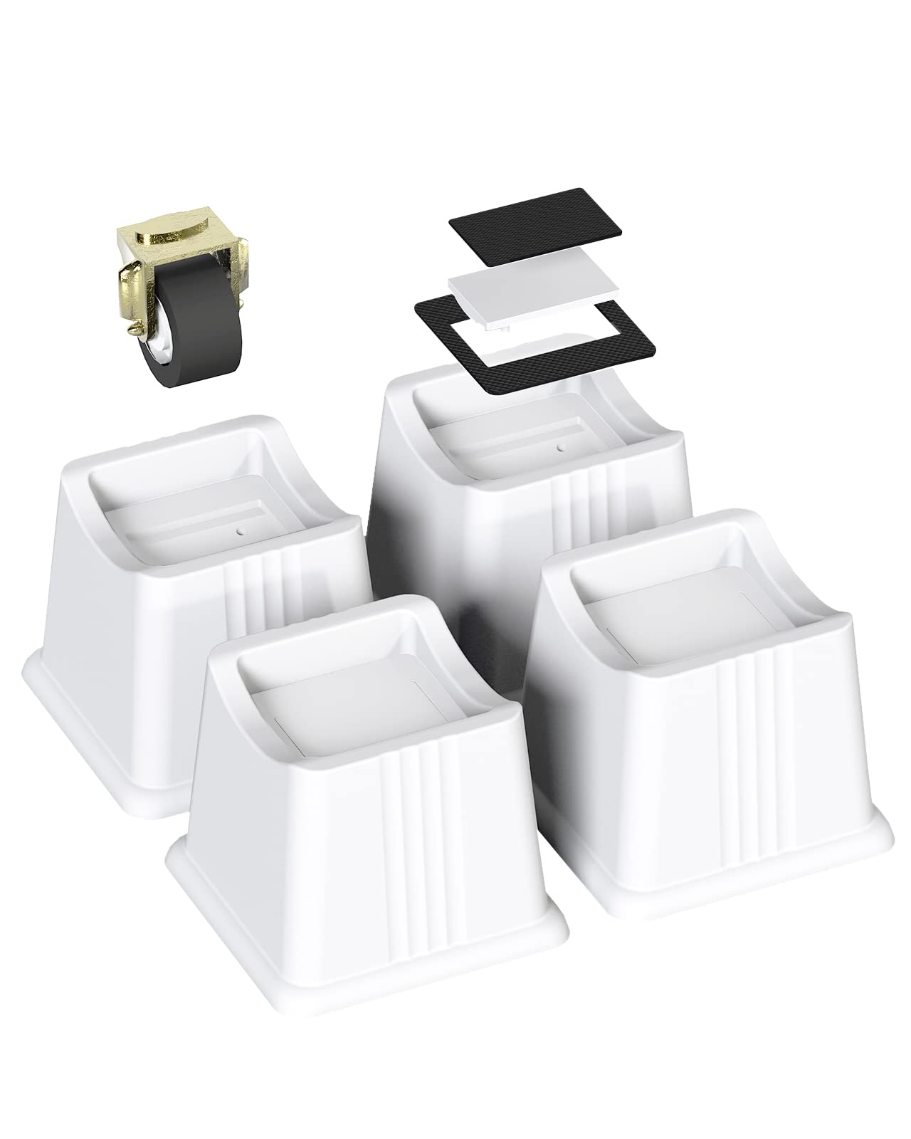 ZTON Bed Furniture Risers Elevation in Height 3