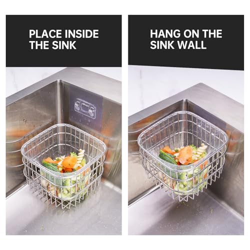 Colador para fregadero de cocina NiHome acero inoxidable miniatura 2