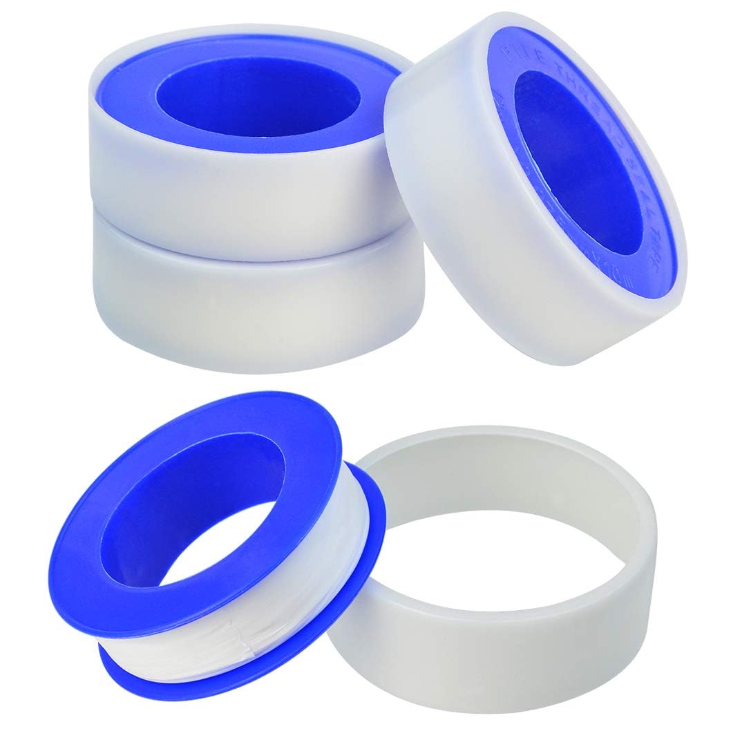 D-fix® Thread Seal Tapes Teflon Pipe Sealant Industrial Thread Sealants Plumbers for Leak Water Plumbing Air Head Pipe 12mm x 10Mtr (White, 5Pcs)-image-33