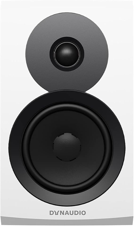 Dynaudio Emit 10 Compact Bookshelf Speaker - Pair (White Satin)