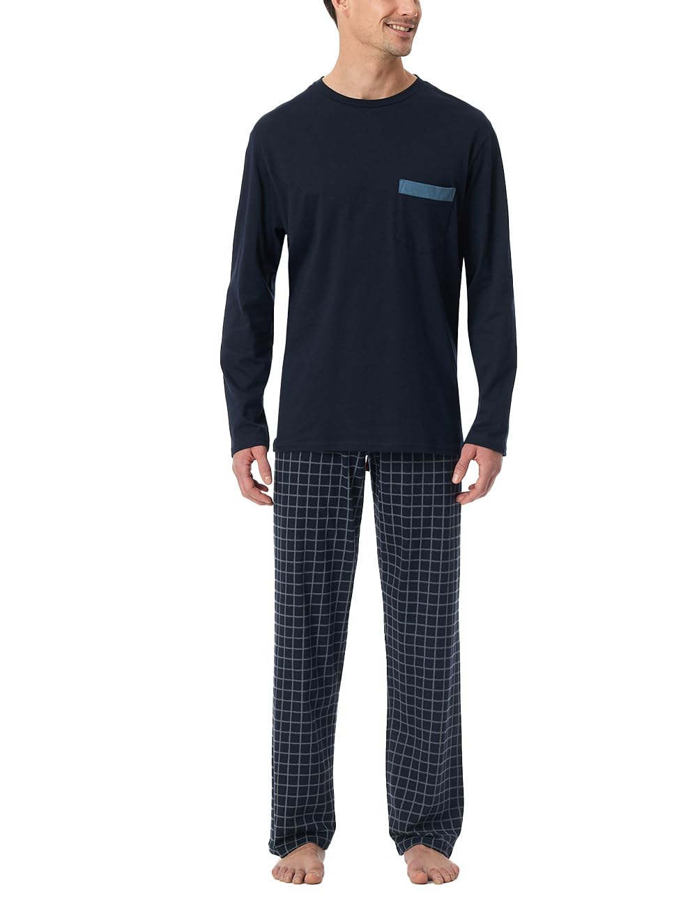 Schiesser Herren Schlafanzug lang - Nightwear Set
