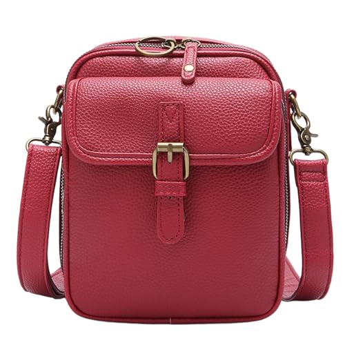 Urvashi Crossbody Leather Bag, Urvashi Crossbody Bag, Vintage Anti Theft Purse For Women With 10 RFID Card Inserts