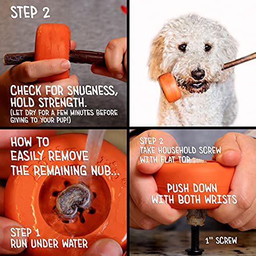 Bully Stick Holder - Medium Size - Interaktives Hundespielzeug und Hundesicherheitsvorrichtung