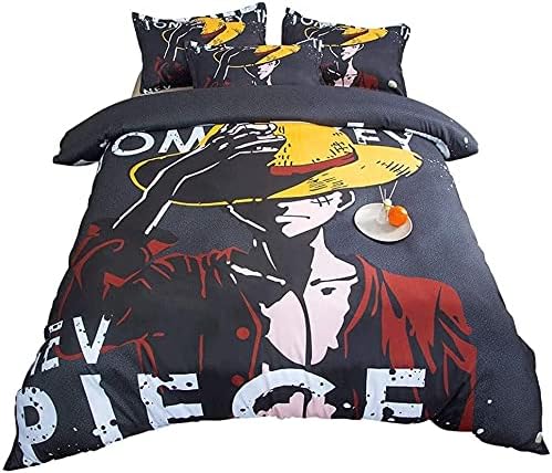 Miilam One Piece Bed Linen Set One Piece Duvet Cover Set Game Fans Bedding Set Can Be Used All Year Round One Piece 2 2 X 240 Cm 50 X 75 Cm X