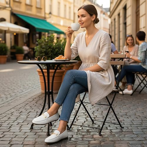 Image of Alicegana Loafers for Women Comfortable Business Work Driving Flats Shoes Casual Slip On Moccasins Penny Loafer 2026