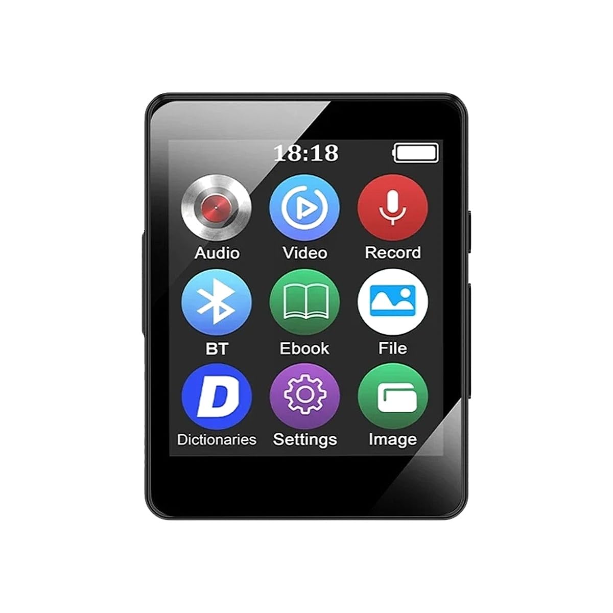 New 2026 MP3 Music Player 1 8inch Screen BIIuetuoth-Compatible MP4 Video Playback Music Stereo Speaker E-Book Recorder
