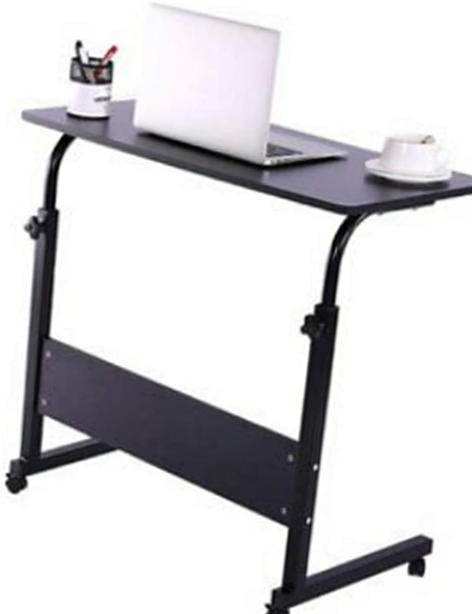 Ministry of Warehouse Black Adjustable w/Wheel Desk Laptop