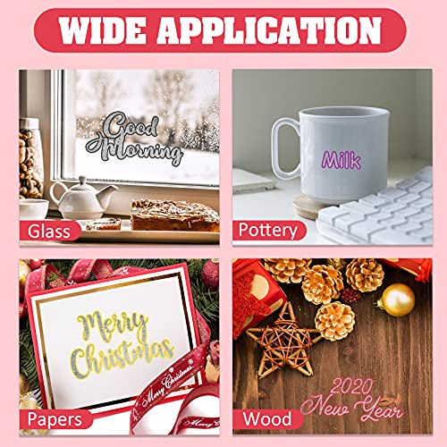 Shimmer Markers Super Squiggles Outline Markers Set Double Line Outline Pens 12 Colors Self Outline Metallic Markers For Drawing, Art, Greeting Card, Craft Project, Poster, Painting, Self Journal #TOP4