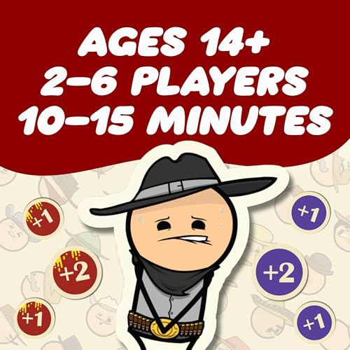 Texas Hold It Card Game - Wild West Bathroom Card Game by Cyanide & Happiness - Push Your Luck in Party Games for 2-6 Players | Hilarious Fun for Party Nights - image 2