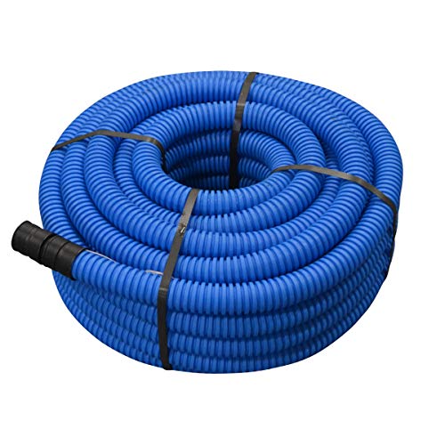 Jardibric - Gaine Annelée en PE Bleu Ø40 mm x 25 m - Fourreau de Protection pour Conduites d’Eau
