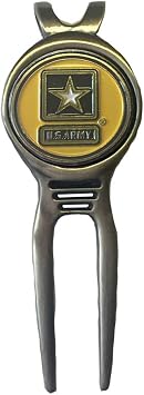 Divot Repair Tool with Double-Sided Removable Magnetic Ball Marker - Best Divot Fixer