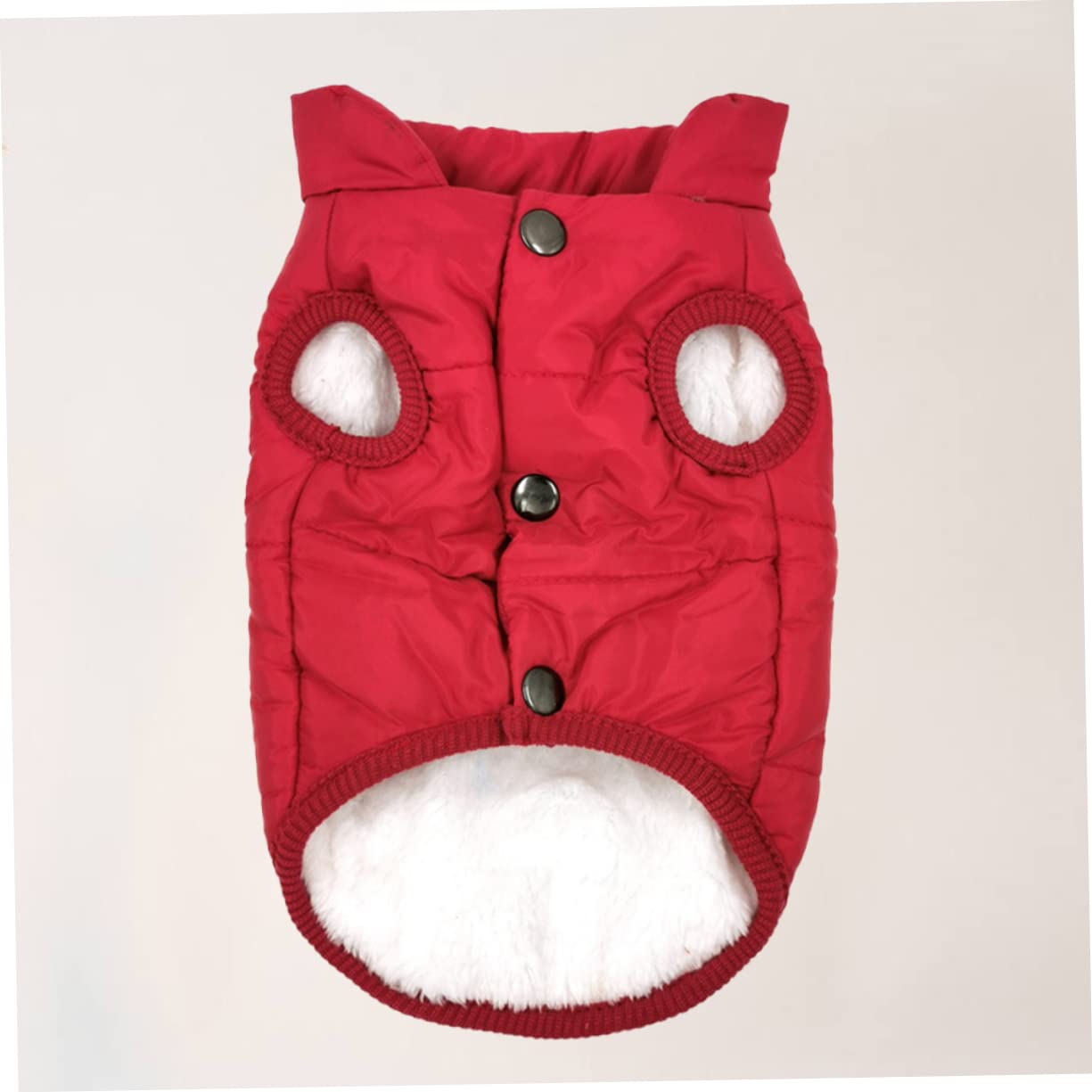 Beavorty 3pièces Gilet pour Chien Hiver Isolante Et Chaude pour Animaux De Compagnie Vêtement Et Hiver pour Chiens Rouge XS