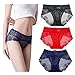 Produktbild Atmungsaktive Unterwäsche für Mädchen, sexy Mode, transparent, nahtlos, bequem, dreieckig, 3 Stück (Typ 3) - - Mittel