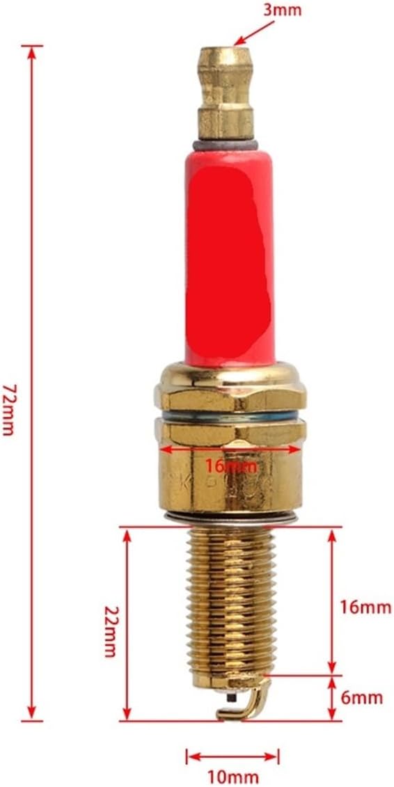 spark plugs CR8E/CR8EB/CR8EK/CR8EVX/CR8EIX/CR9E/B8RTC Spark Plugs Fit For HJ125T-8/HS125T Motorcycle Engine Accessories Extended Thread Ceramic replacement spark plugs