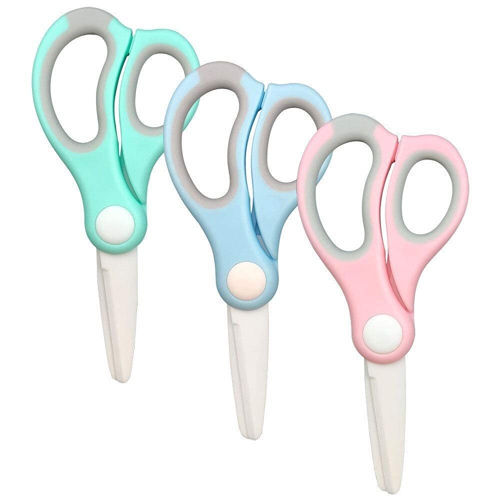 Tijeras de cocina, Tijeras de cocina Alimentos para bebés Ayuda de alimentación portátil para bebés con caja de corte Alimentos (acero inoxidable)