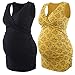 KUCI Maternity Nursing Tank Top, Women Maternity Pajama Tops Nursing Cami Sleep Bra for Breastfeeding