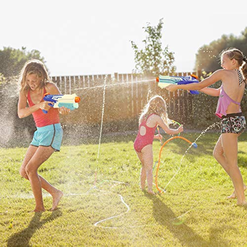 MeiGuiSha 2 Pack Water Gun Blaster High Capacity Water Blaster Squirt Toy Swimming Pool Beach Party Favors Sand Water Fighting Toy for Kids