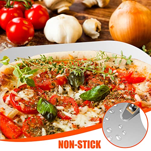 Mobzio Pizza Peel Metal Pizza Spatula, Pizza Paddle 12 X 14 Inch, Pizza Cutter Rocker, Pizza Paddle With Foldable Handle, Aluminum Pizza Peel Kit For Dough, Bread & Pastry, Pizza Oven Accessories #TOP7