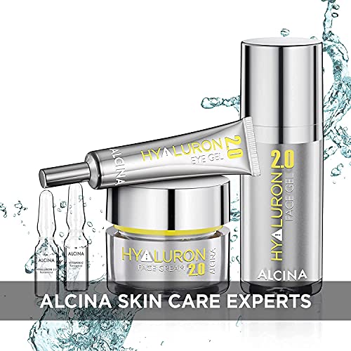 ALCINA Hyaluron 2.0 Eye Gel 1 x 15 ml - abschwellendes Augen-Gel mit Hyaluronsäure