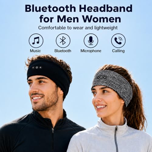 Sleep Headphones Bluetooth Headband Ultra-Thin Speakers for Sleep 2-Pack - image 7