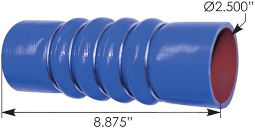 Miniatura 5 de F50-6308 28359 - Manguera superior de silicona para radiador con abrazaderas, sustituye a Paccar Kenworth Peterbilt F50-6308 28359