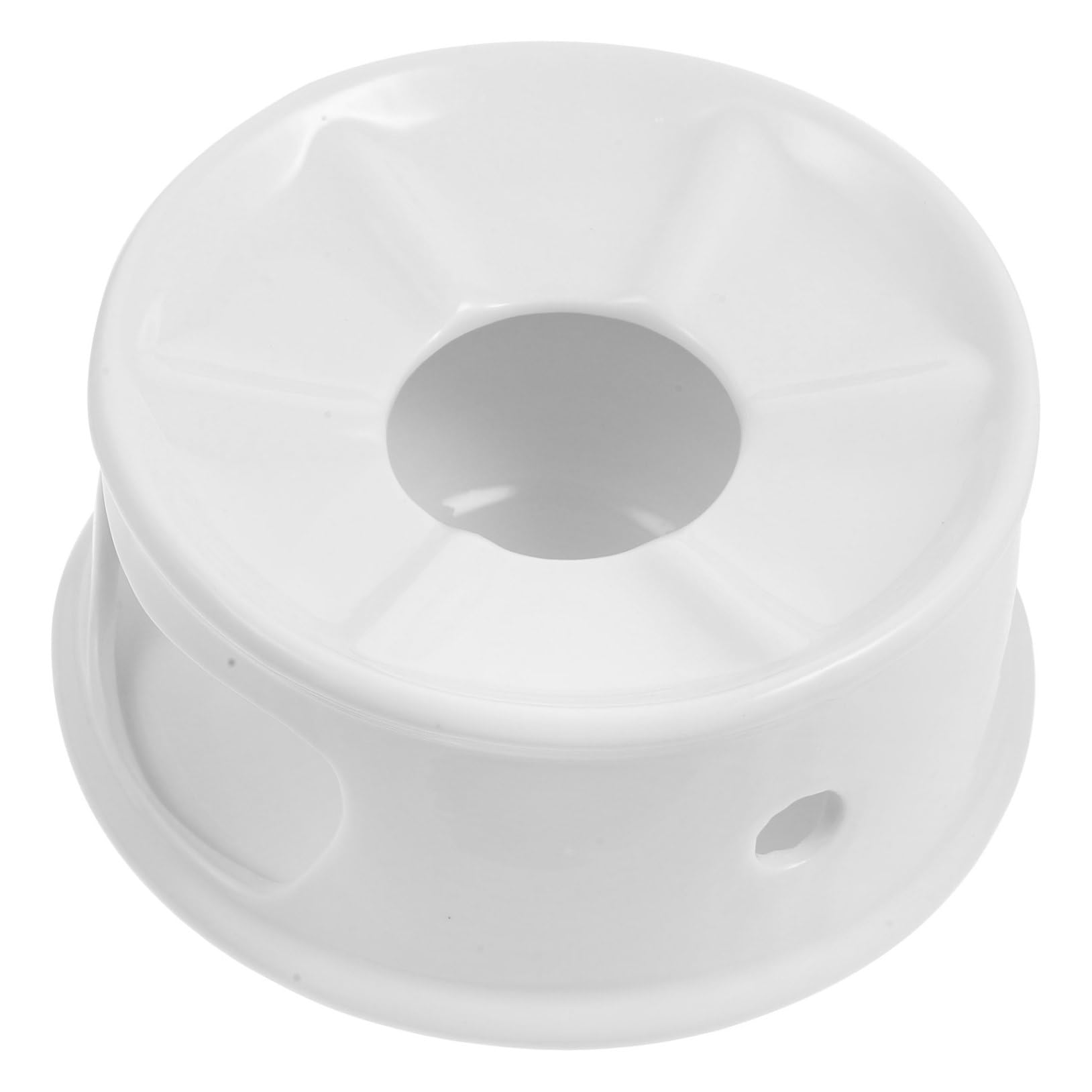 TOPPERFUN Teapot Warmer Ceramic Teapot Warmer Tea Stove Base Heat-Resistant Stylish Vintage