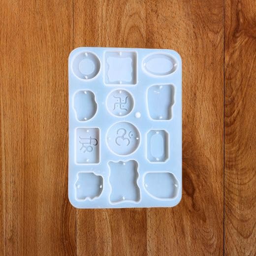 Resin Art Silicone Casting Mould/Epoxy Mold Silicon DIY | Gifting for Rakhi and Rakhi Braclet Jewellery Design Mould for RAKSHABANDHAN, DIY Craft (Pack of 1) (Om Swastik Mould)-image-13