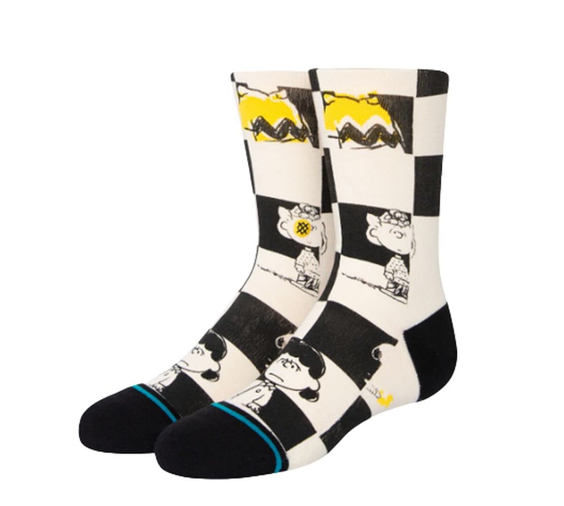 Stance Kids Checked Crew Socks