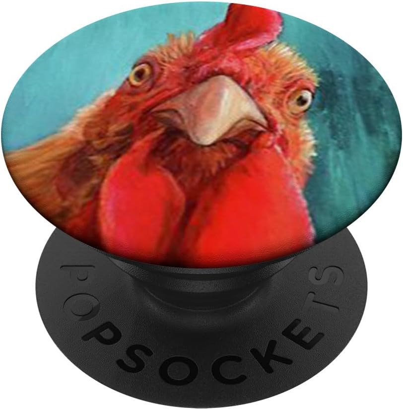 Cute Funny Chicken Lady Design Gift for Moms of Flocks PopSockets PopWallet for MagSafe