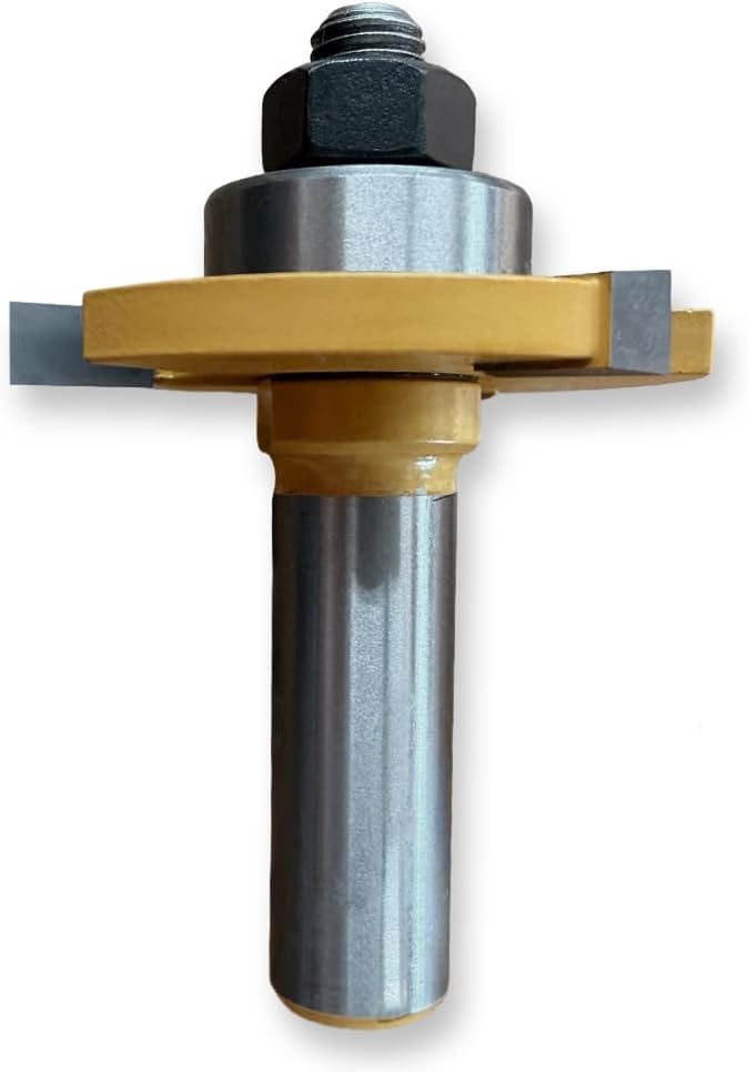 Sommerfeld 3-Wing Slot Cutters Router Bit Woodworking Tool 7/32 KERF, 1/2SH