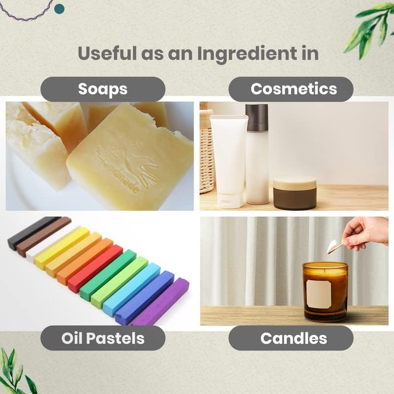 Miniatura 3 de Soapeauty Ácido esteárico puro de 32 onzas2 libras. Derivado del aceite de palma. Triple prensado. Vegano, sin lactosa, sin gluten, sin glutamato y