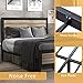 SHA CERLIN Heavy Duty Metal Bed Frame Queen Size, Platform Base with Wooden Headboard Footboard, 13 Strong Slats Support, No Box Spring Needed, Mattress Foundation, Easy Assembly