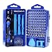 YINSAN 120 en 1 Tournevis Precision Kit Tools, Portable Kit Tournevis de Précision Magnétique Tournevis Outils de Réparation Pour Ordinateur/Laptop/iPhone/Lunettes/Montre/Smartphone (Blue)