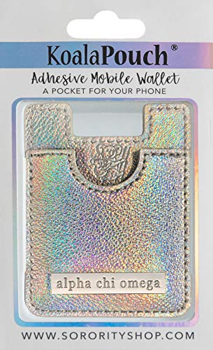 Sorority Shop Alpha Chi Omega - Glitter Koala Pouch (Holographic)