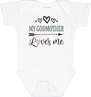My Godmother Loves Me Godchild Baby Bodysuit