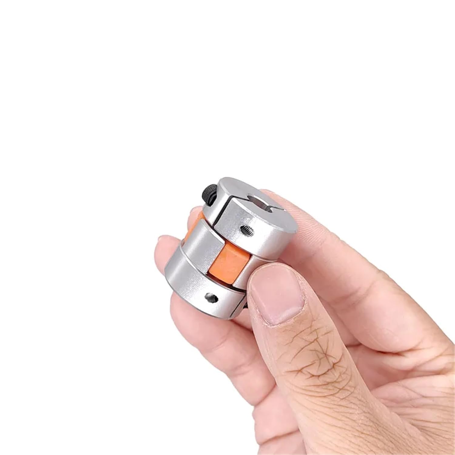 D25L30 6.35/8/9.5/10/12mm Plum Coupling Stepper Motor Shaft Coupler Flexible Jaw Spider 1Pcs(4x8)